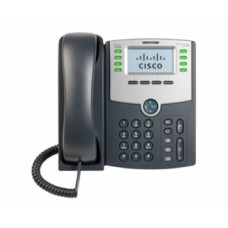 Cisco SPA508G Teléfono IP de 8 Líneas con Switch de 2 Puertos, Pantalla LCD, Negro